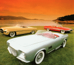 [thumbnail of 1955 Chrysler-Ghia Falcon (silver)+ 1954 Dodge-Ghia FireArrow (yellow)+ 1957 Chrysler-Ghia Diablo (red) f3q.jpg]